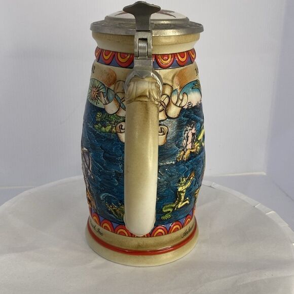 Anheuser Busch Discovery Of America Series Pinta Budweiser Stein - Picture 5 of 11